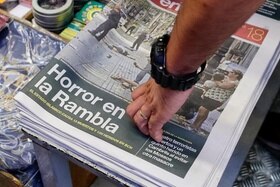 Un quotidiano di questa mattina a Barcellona: Orrore sulla Rambla