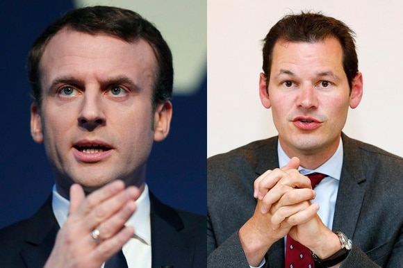 Emmanuel Macron e Pierre Maudet