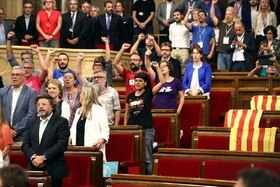 Deputati catalani in parlamento