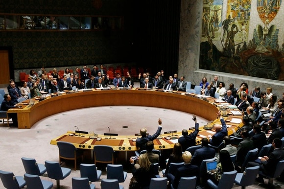 Il Consiglio di sicurezza dell Onu al momento della votazione delle nuove sanzioni contro la Corea del Nord
