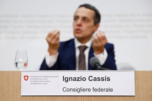 Ignazio Cassis, alla testa del Dipartimento degli affari esteri potrebbe migliorare i difficili rapporti italo-svizzeri