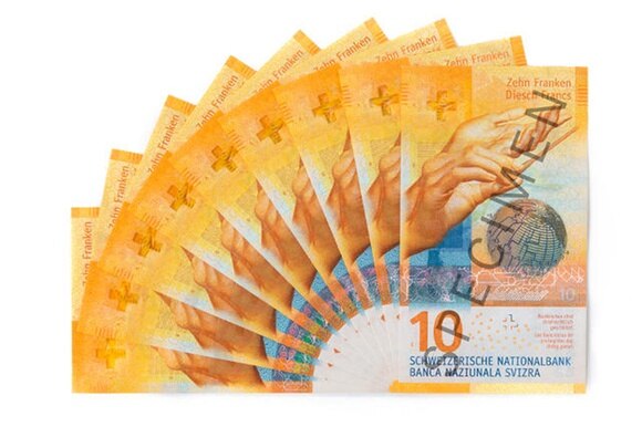 banconote da dieci franchi