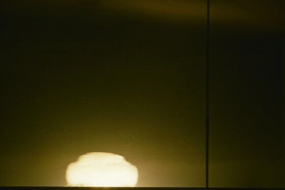 palla di luce causata da un test nucleare