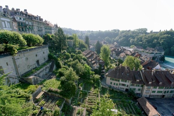 giardini tra il centro storico di Berna e il quartiere della Matte