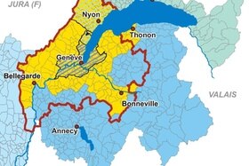Mappa della *Grande Ginevra