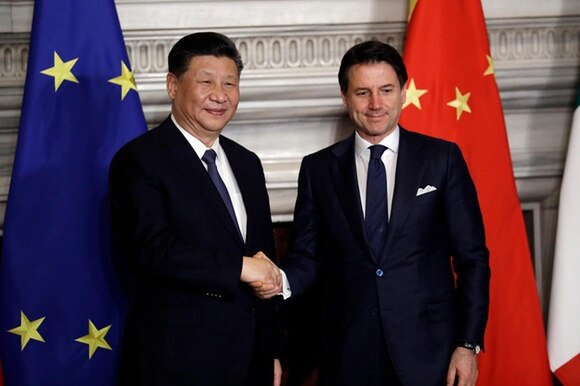 Xi Jinping e Giuseppe Conte
