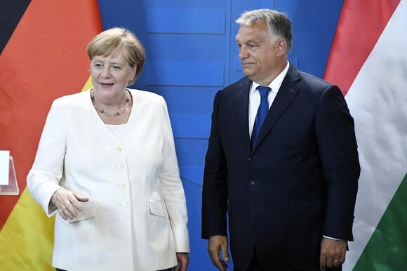 Merkel e Orban