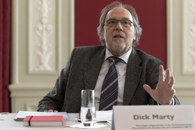 L ex magistrato e politico ticinese Dick Marty