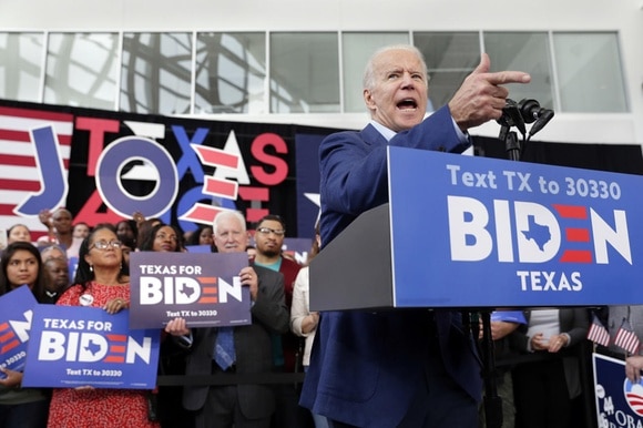 Joe Biden in Texas