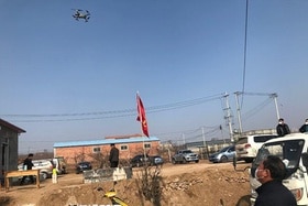Drone in volo