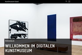 la homepage del museo: benvenuti nel museo digitale