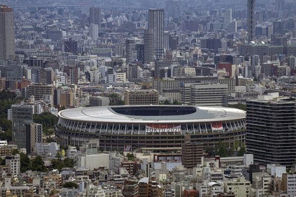 Lo stadio olimpico di Tokyo.
