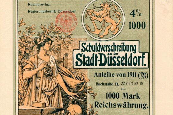 Un titolo del tesoro tedesco.