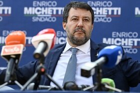 L ex premier italiano Matteo Salvini.