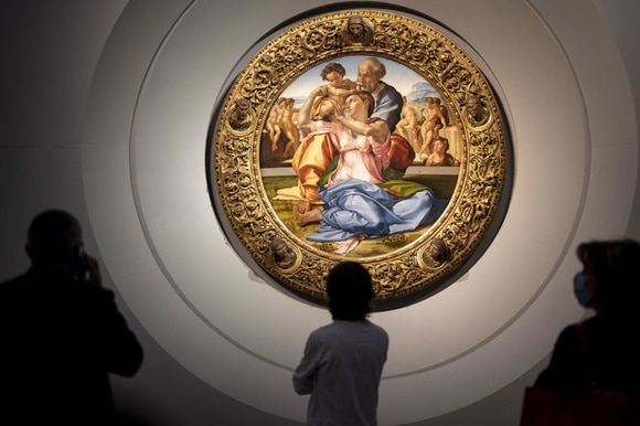 Il capolavoro di Michelangelo esposto agli Uffizi a Firenze