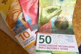 Schweizer Banknoten.
