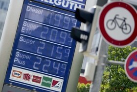 I prezzi affissi della benzina