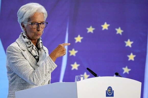 La presidente della Bce Christiane Lagarde.