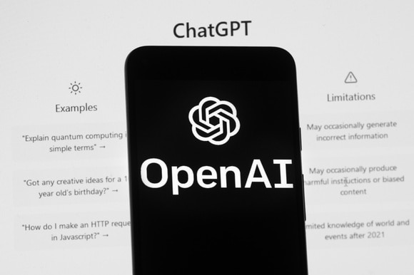 Il logo di OpenAI.